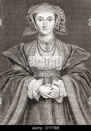 Anne of Cleves, 1515 - 1557. Nobildonna tedesca e la quarta moglie di Enrico VIII d'Inghilterra. Foto Stock