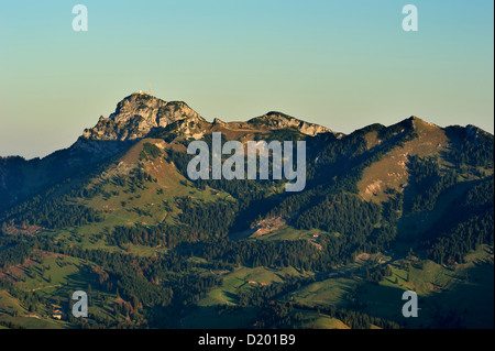 Wendelstein e Sudelfeld, Prealpi bavaresi, Alta Baviera, Baviera, Germania Foto Stock