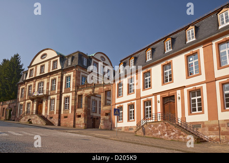 Piccolo castello di Schlossstrasse, Blieskastel, Bliesgau, Saarland, Germania, Europa Foto Stock