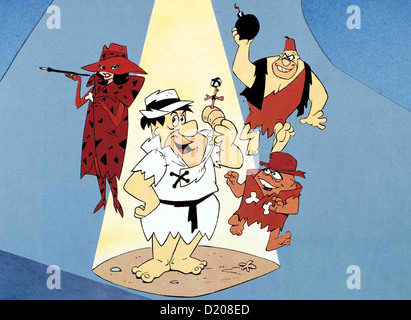 Mister Feuerstein Lebt Gefaehrlich uomo chiamato Flinstone, il Fred (m).Caption locale *** 1966 -- Foto Stock