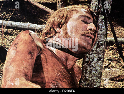 Der Mann, Den Sie Pferd Nannten uomo chiamato cavallo Richard Harris Der britische Lord John Morgan (Richard Harris) faellt Foto Stock