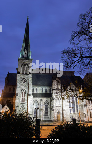 Chiesa nel centro cittadino di Harrisburg, Pennsylvania, STATI UNITI D'AMERICA Foto Stock