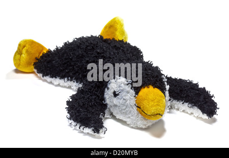 Il giocattolo di peluche Beanie Penguin Foto Stock