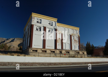 Vecchi edifici di mcgill, Nevada, Stati Uniti d'America Foto Stock