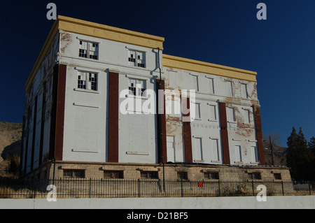 Vecchi edifici di mcgill, Nevada, Stati Uniti d'America Foto Stock