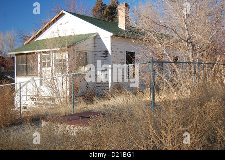 Vecchi edifici di mcgill, Nevada, Stati Uniti d'America Foto Stock