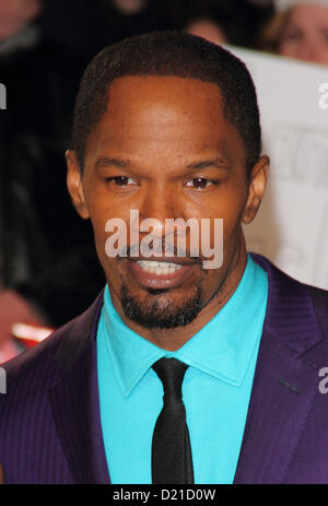 Jamie Foxx - UK premiere del 'Django Unchained' all'Empire Leicester Square, London - 10 gennaio 2013 Foto di Keith Mayhew/Alamy Live News Foto Stock