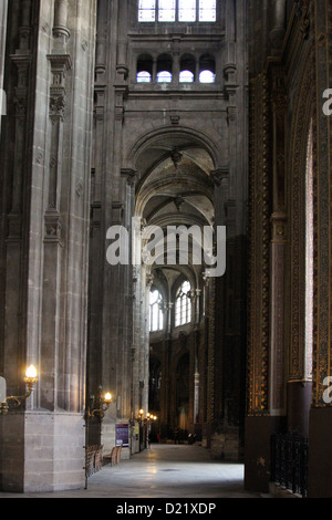 Eglise Saint-Eustache chiesa, Parigi, Francia Foto Stock