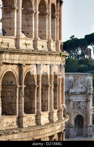 Il Colosseo Roma Italia Foto Stock