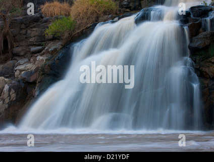 River a galla National Parl, regione di Afar, Etiopia Foto Stock