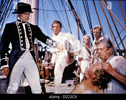 Meuterei Auf Der Bounty Mutiny on Bounty Marlon Brando (l), Trevor Howard (2V1), Gordon Jackson hinten 2VR), Richard Harris Foto Stock