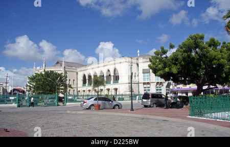 Il Palazzo del Parlamento, Bridgetown, Barbados Foto Stock