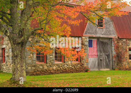 Fienile Agriturismo, Bar Harbor, Maine, Stati Uniti d'America Foto Stock