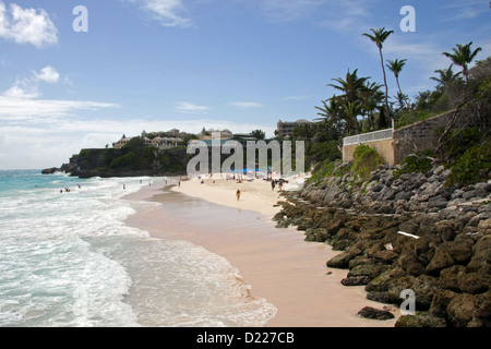 Gru Bay, la spiaggia e il Resort, Barbados Foto Stock