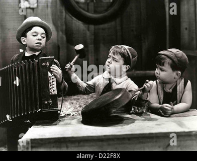 Die Kleinen Strolche la nostra pista di erba medica, Spanky, Porky.Caption locale *** 1922 -- Foto Stock