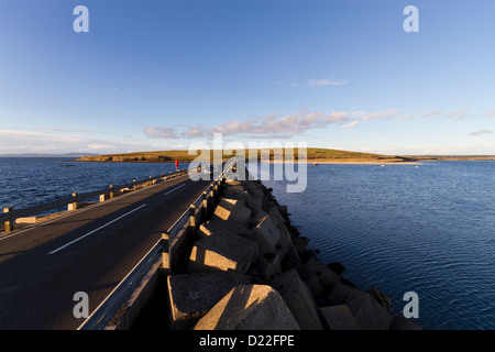 Auto sulla barriera di Churchill numero 3, Orkney Isles Foto Stock