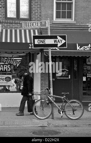 Bleeker Street a New York City Foto Stock