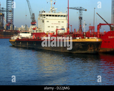 Stolt Main, Botlek porto, porto di Rotterdam, Olanda Foto Stock