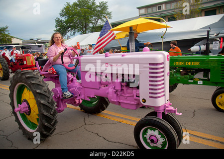 La sfilata di trattori a New York State Fair Foto Stock