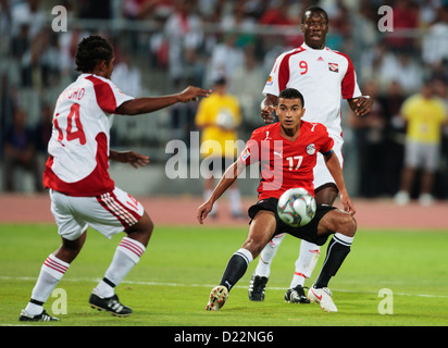 Egitto team capitano Mahmoud Toba (17) in azione durante la partita di apertura della FIFA U-20 World Cup contro Trinidad e Tobago. Foto Stock