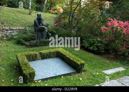 Zurigo, Svizzera, la tomba di scrittore James Joyce Foto Stock