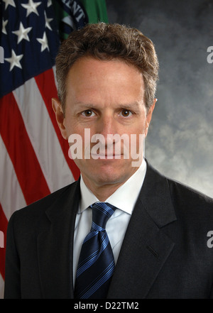 Stati Uniti Segretario del Tesoro Timothy Geithner Foto Stock