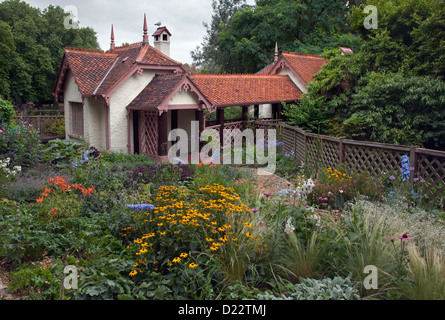 Isola d'anatra Cottage St James Park London Foto Stock