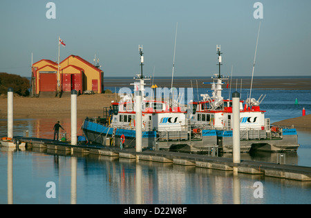 Pozzetti-next-mare un porto sulla costa del Norfolk del nord dell'Inghilterra.estate Foto Stock