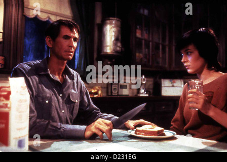 Psycho 2 Psycho Ii Anthony Perkins, Meg Tilly Schon bald geht der terrore wieder los. Norman Bates (Anthony Perkins) erhält Foto Stock