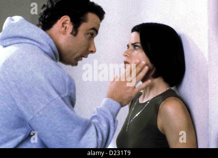 Scream 2 Scream Ii Liev Schreiber, Neve Campbell Auch Sidney Prescott (Neve Campbell,r in Szene mit Liev Schreiber), die Foto Stock