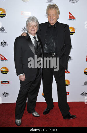 Gen 12, 2013 - Los Angeles, California, Stati Uniti - Russell Hitchcock, Graham Russell frequentando il 2013 G'Day USA Los Angeles Black Tie gala tenutosi presso il JW Marriot a LA LIVE a Los Angeles, la California il 12 gennaio 2013. 2013(Immagine di credito: credito: D. lunga/Globe foto/ZUMAPRESS.com/Alamy Live News) Foto Stock