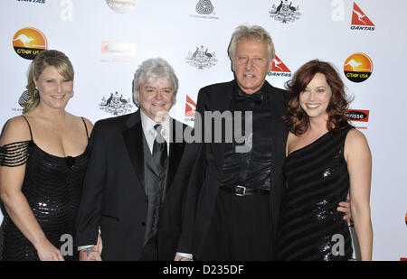 Gen 12, 2013 - Los Angeles, California, Stati Uniti - Russell Hitchcock, Graham Russell frequentando il 2013 G'Day USA Los Angeles Black Tie gala tenutosi presso il JW Marriot a LA LIVE a Los Angeles, la California il 12 gennaio 2013. 2013(Immagine di credito: credito: D. lunga/Globe foto/ZUMAPRESS.com/Alamy Live News) Foto Stock