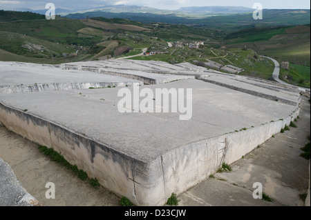 Gibellina, Italia, Gibellina vecchia Foto Stock