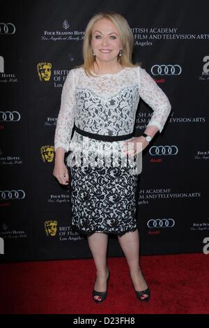 Gen 12, 2013 - Los Angeles, California, Stati Uniti - Jackie Weaver assiste BAFTA Los Angeles 2013 Awards stagione Tea Party il 12 gennaio 2013 a Four Seasons Hotel Los Angeles, CA.USA.(Immagine di credito: © TLeopold/Globe foto/ZUMAPRESS.com) Foto Stock