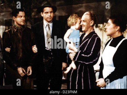 Saboteure Saboteur Barry Kane (Robert Cummings,l), Charles Tobin (Otto Kruger, 2VR) (Anita rafforzare) *** Caption locale *** Foto Stock