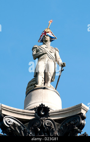 Nelson della colonna al momento delle Olimpiadi 2012. Foto Stock