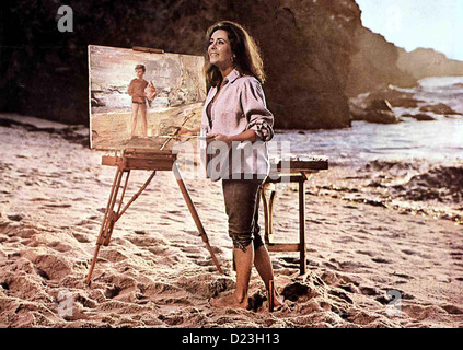 Die Alles Begehren Sandpiper, Elizabeth Taylor Die Malerin Laura Reynolds (Elizabeth Taylor) hat die Brücken zur Foto Stock