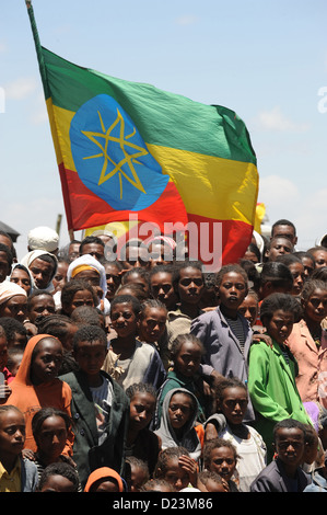 Mangudo, Etiopia, l inaugurazione della scuola di Mangudo Foto Stock