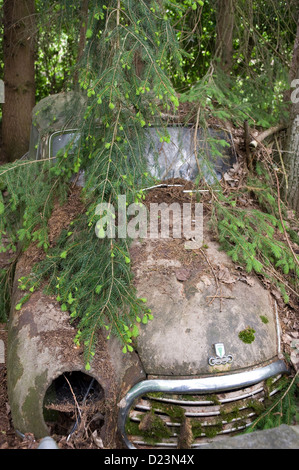 Kaufdorf, Svizzera, la storica vettura cimitero Guerbet Foto Stock