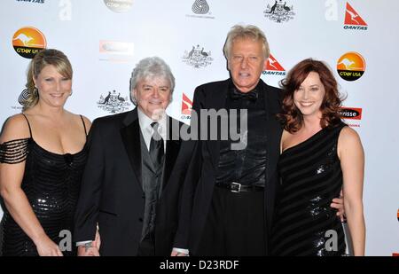 Los Angeles, California, USA. Il 12 gennaio 2013. Russell Hitchcock, Graham Russell frequentando il 2013 G'Day USA Los Angeles Black Tie gala tenutosi presso il JW Marriot a LA LIVE a Los Angeles, la California il 12 gennaio 2013. 2013(Immagine di credito: © D. lunga/Globe foto/ZUMAPRESS.com) Foto Stock