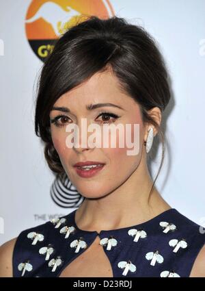 Los Angeles, California, USA. Il 12 gennaio 2013. Rose Byrne frequentando il 2013 G'Day USA Los Angeles Black Tie gala tenutosi presso il JW Marriot a LA LIVE a Los Angeles, la California il 12 gennaio 2013. 2013(Immagine di credito: © D. lunga/Globe foto/ZUMAPRESS.com) Foto Stock