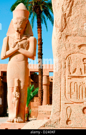 Tempio di Karnak a Luxor, Egitto. Foto Stock