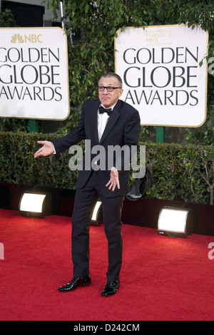 Attore Christoph Waltz arriva al settantesimo Annuale di Golden Globe Awards presentato dalla Hollywood Foreign Press Association, HFPA, presso l'Hotel Beverly Hilton di Beverly Hills, Stati Uniti d'America, il 13 gennaio 2013. Foto: Hubert Boesl Foto Stock