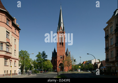 Berlino, Germania, all'Friedrich-Wilhelm piazza della chiesa Foto Stock