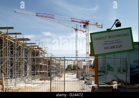 Berlino, Germania, sito del progetto Marthashof villaggio urbano Foto Stock