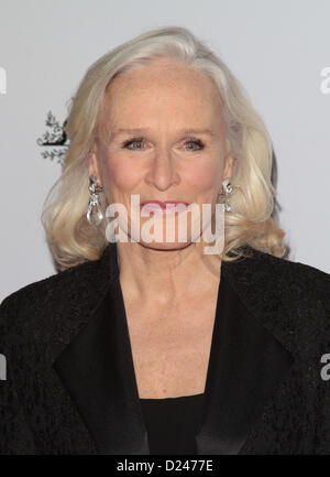 GLENN CLOSE 2013 G'Day USA LOS ANGELES BLACK TIE GALA A LOS ANGELES CALIFORNIA USA 12 Gennaio 2013 Foto Stock