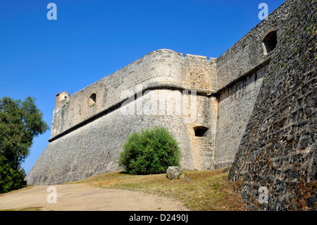 Il fort carré di Antibes nel sud-est della Francia, Alpes maritimes reparto, costruita da Vauban Foto Stock