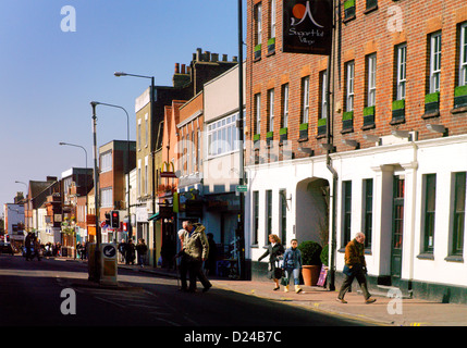 Brentwood Essex Inghilterra High Street Foto Stock