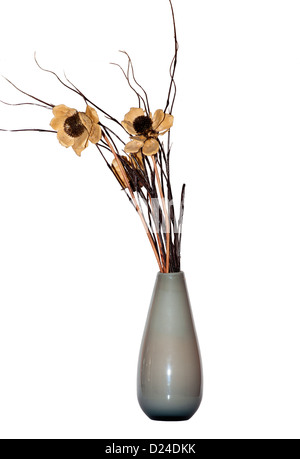 Vaso di fiori secchi Foto Stock