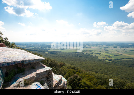 Vista del Mar della penna, Maryland Mason Dixon Line Foto Stock